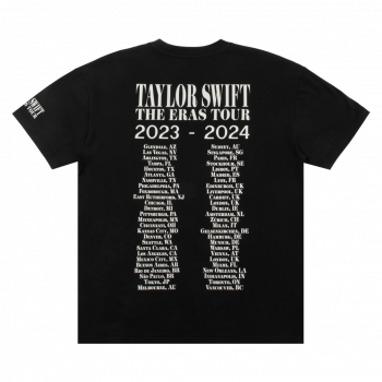 Alternative view of Taylor Swift Eras Tour Through Vancouver II Black T-Shirt