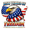 usa eagle png bold patriotic 250 years freedom design