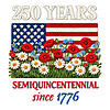 vintage truck png bold patriotic floral 250 years design