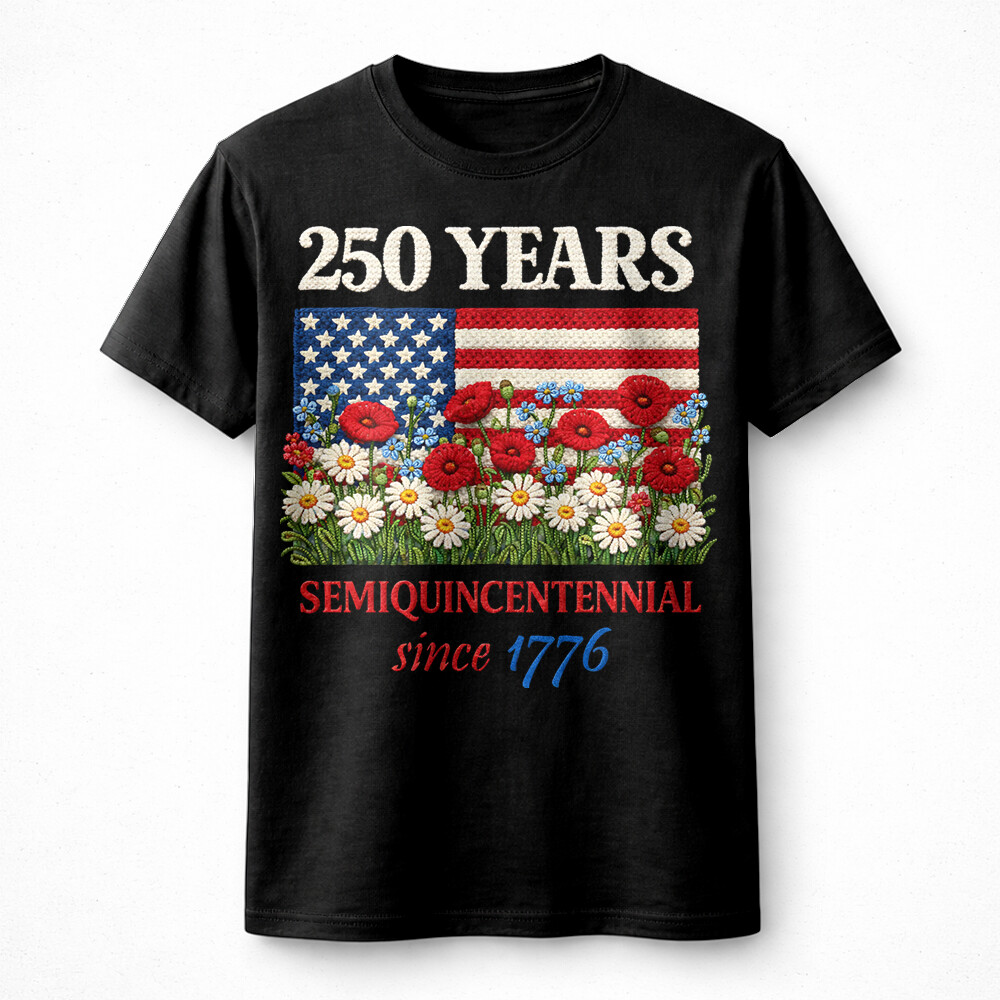 Vintage Truck PNG | Bold Patriotic Floral 250 Years Design - Image 2