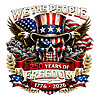 we the people png bold patriotic skull eagle 250 years design