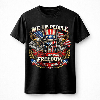 we the people png bold patriotic skull eagle 250 years design