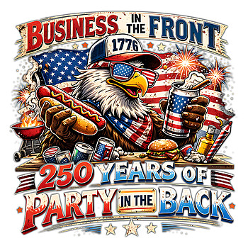250 years party png funny patriotic eagle 4th of july design