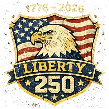 Patriotic Americans Liberty 250 Vintage Eagle Digital