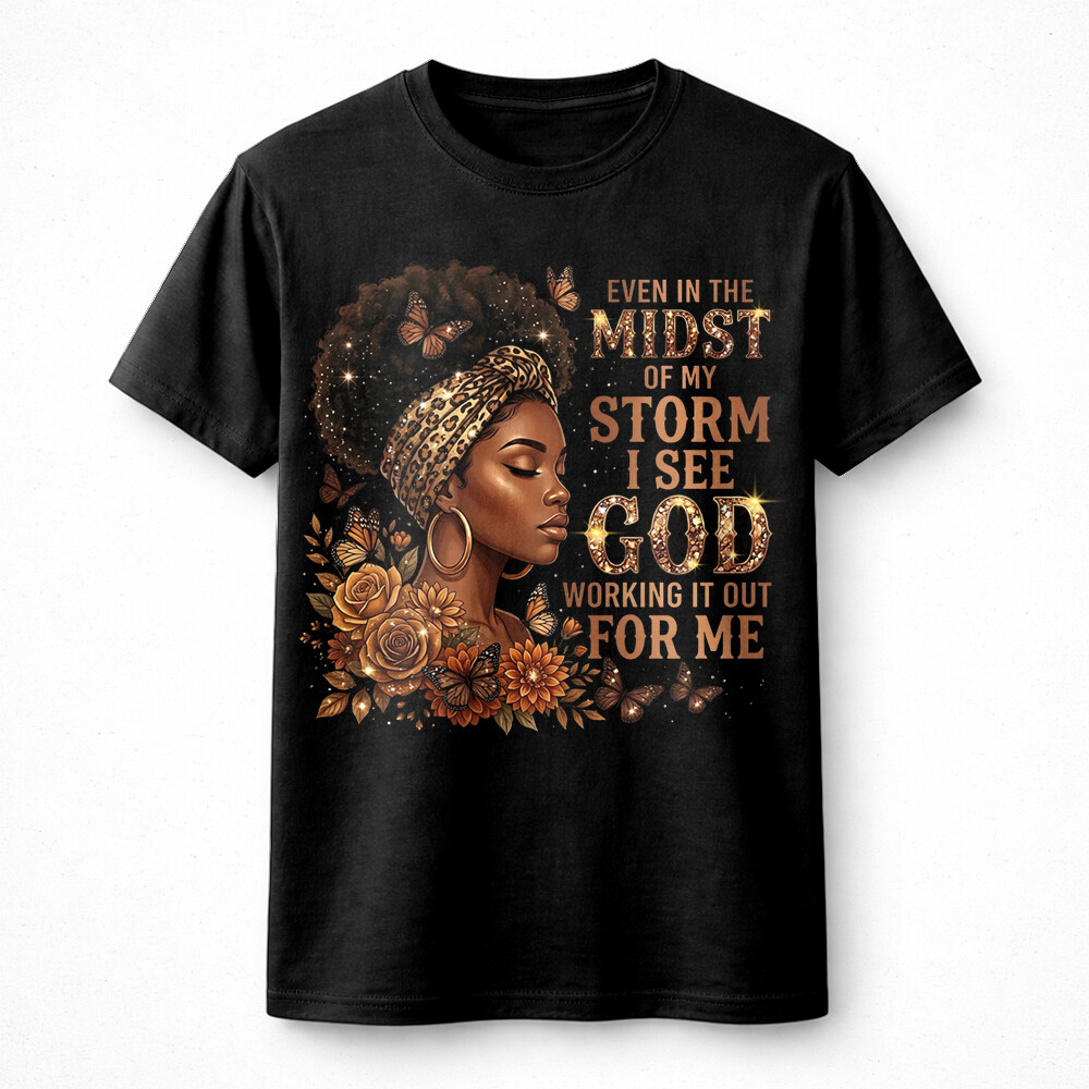 Faith Woman PNG | Bold Christian Inspirational Quote Design - Image 2