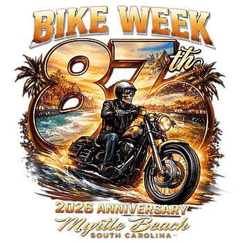 myrtle beach bike week 87th 2026 png biker motorcycle beach anniversary design