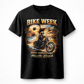Alternative view of Best Myrtle Beach Bike Week 87th 2026 PNG, Motorcycle Biker Beach Anniversary Design