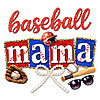 baseball mama png vintage