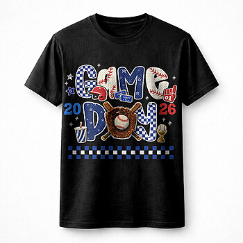 Alternative view of Bold game day baseball 2026 png – Classic Sports Fan Graphic