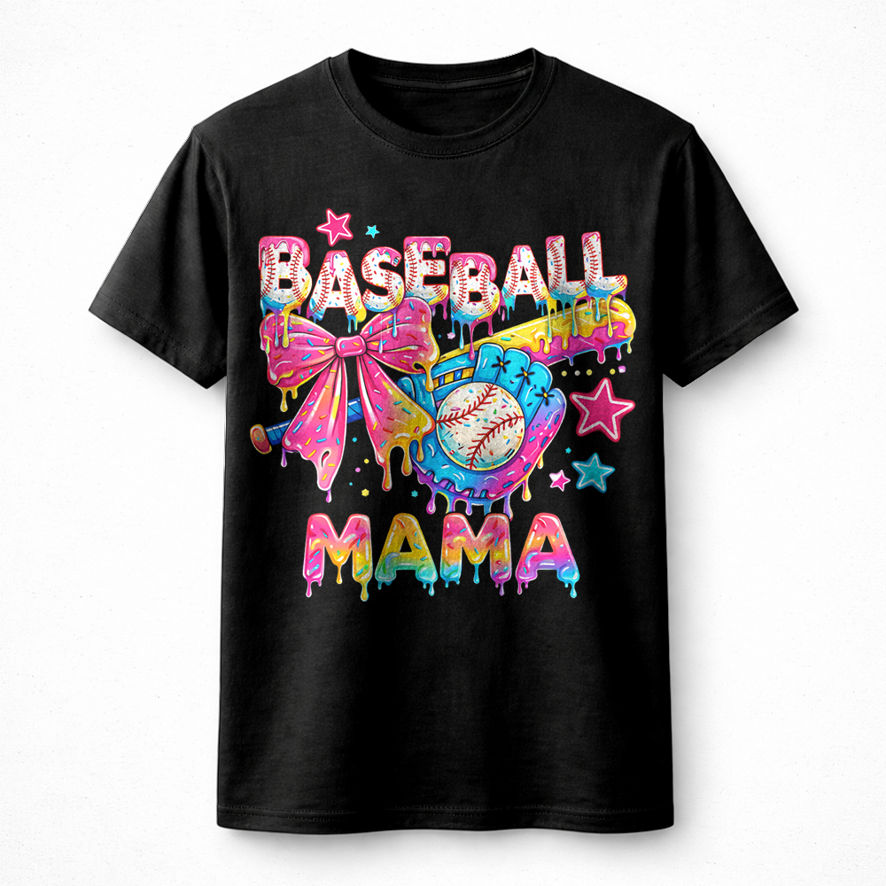 Bold baseball mama png colorful – Trendy Mom Sports Graphic - Image 2