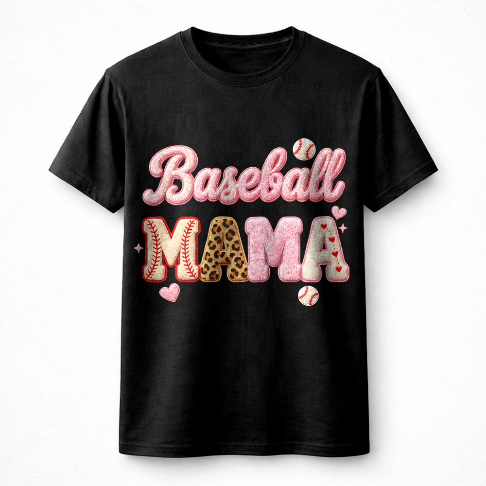 Bold baseball mama png cute – Trendy Mom Baseball Graphic - Image 2