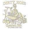 dirty hoes garden club png vintage woman gardening aesthetic tools design