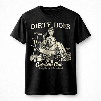Alternative view of Best Dirty Hoes Garden Club PNG, Vintage Funny Gardening Woman Design