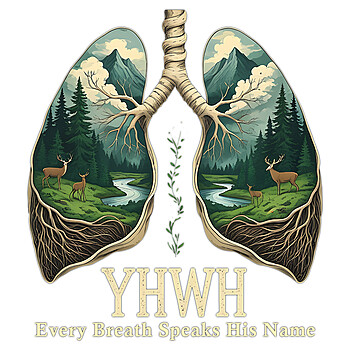 yhwh png christian lungs nature faith design every breath speaks his name