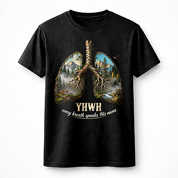 Alternative view of Woodland Lungs PNG Bold Christian Scenic Design