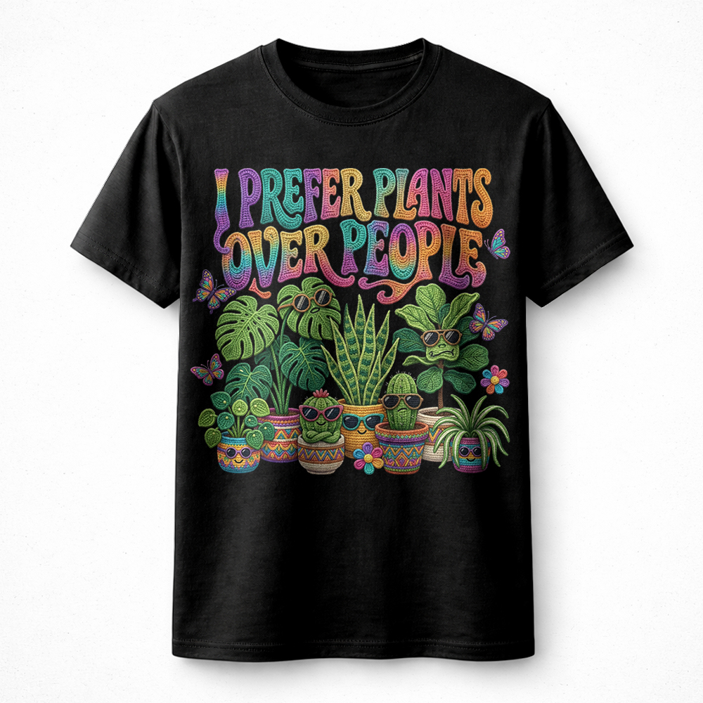 Best I Prefer Plants Over People PNG, Funny Plant Lover Aesthetic Houseplant Design - Image 2
