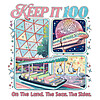 keep it 100 theme park monorail png retro dome travel aesthetic design