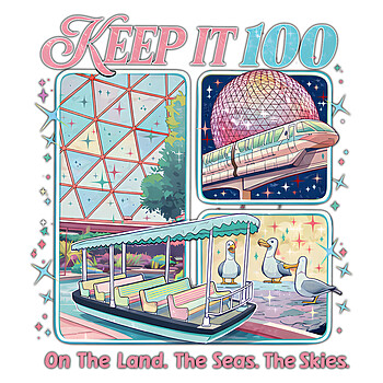 keep it 100 theme park monorail png retro dome travel aesthetic design