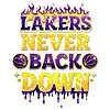 Never back down basketball png