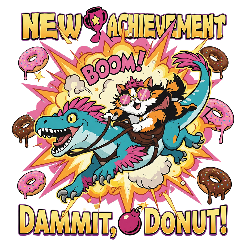 new achievement dammit donut png