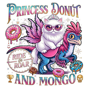 princess donut ride or roar png