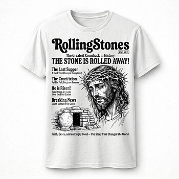 Alternative view of Best The Stone Is Rolled Away Easter PNG, Jesus Resurrection Empty Tomb Christian Design