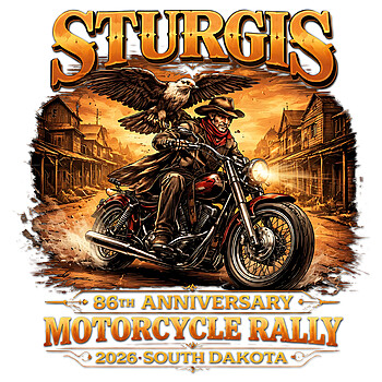 sturgis motorcycle rally 86th 2026 png biker western eagle design