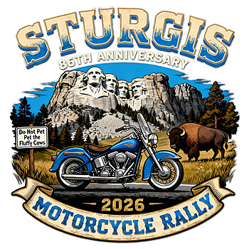 sturgis mount rushmore rally 2026 png biker buffalo motorcycle design