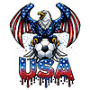 usa soccer eagle png