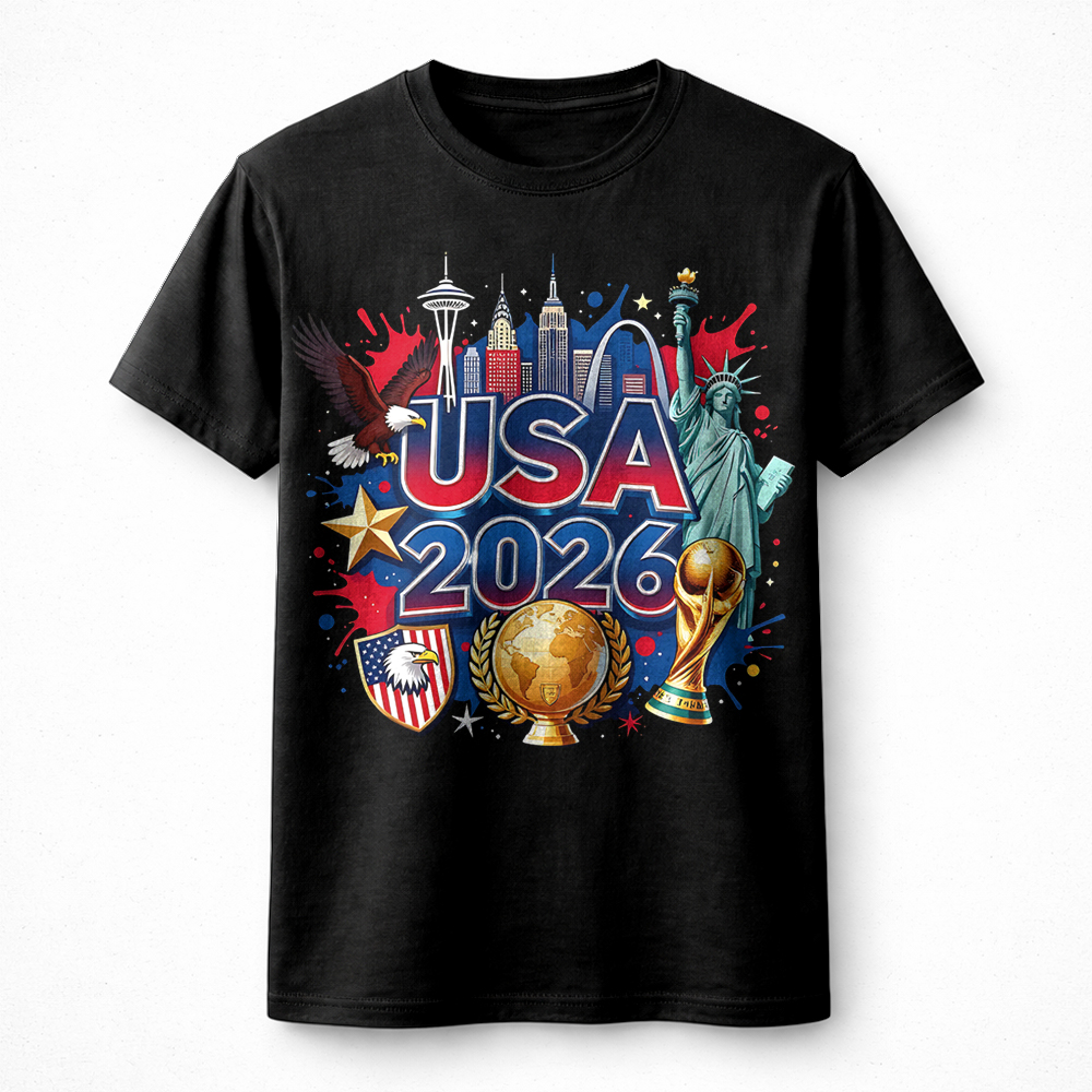 Best USA 2026 World Cup PNG – Epic Soccer Trophy Skyline Graphic - Image 2