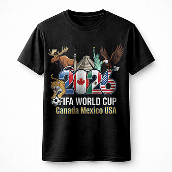 Alternative view of Best FIFA World Cup 2026 PNG – Epic Canada Mexico USA Soccer Graphic