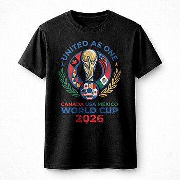 Alternative view of Best world cup 2026 united as one png – Classic Soccer Unity Graphic