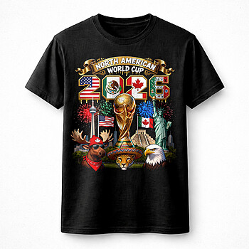 Alternative view of Best North american world cup 2026 png – Premium Soccer Trophy Graphic