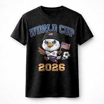 Alternative view of Best world cup 2026 usa soccer png – Cute Eagle Football Graphic