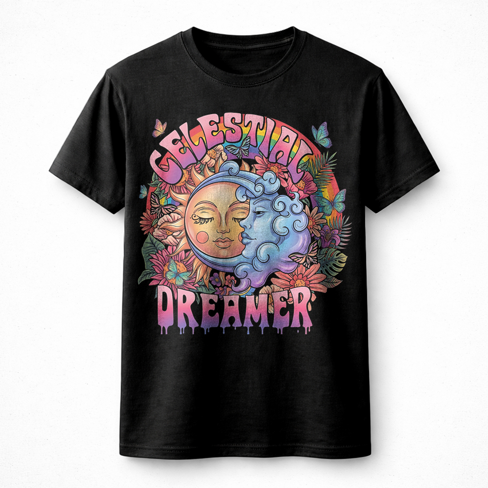 Celestial Dreamer PNG | Stunning Retro Boho Art - Image 2