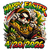 happy easter 420 bunny png funny retro rabbit sunglasses 420 holiday design