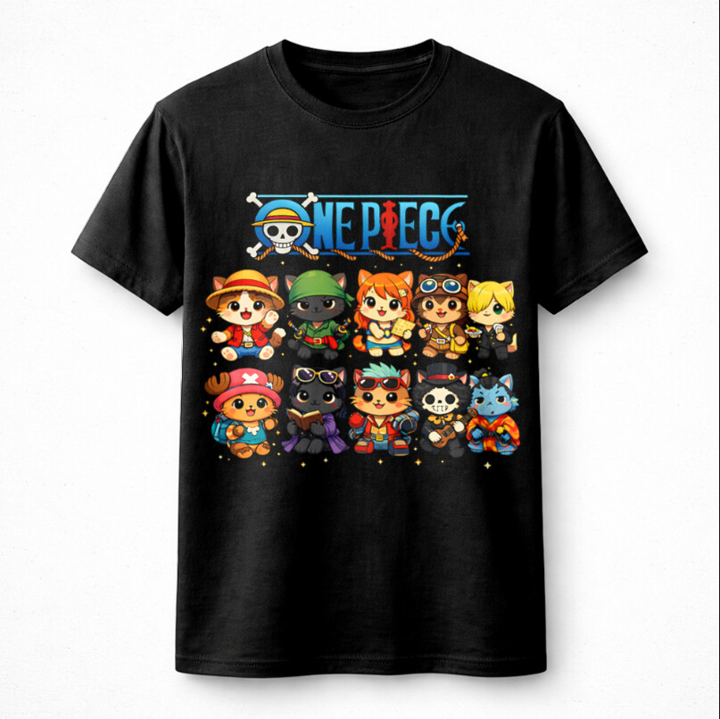 Bold Cute Pirate Crew Chibi Png – Adorable Adventure Character Graphic - Image 2