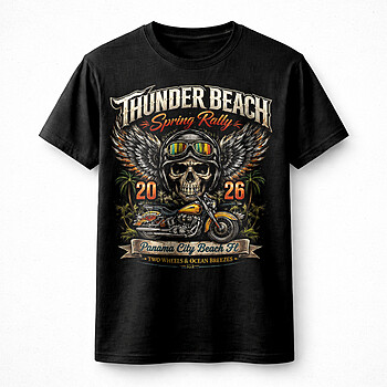 Alternative view of Thunder Beach Spring Rally 2026 PNG - Epic Biker Art