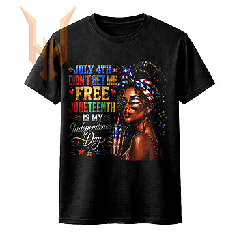 A glamorous Afrocentric illustration of a black woman holding a tumbler, perfect for your juneteenth independence day png projects celebrating true freedom.