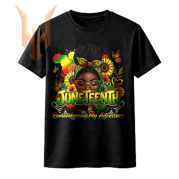 Alternative view of Juneteenth Remembering Ancestors PNG: Epic Freedom Art