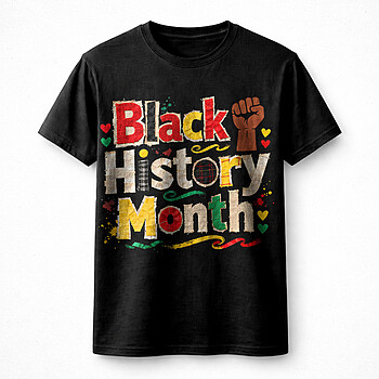 Alternative view of We Stand Together PNG - Ultimate Black History Design