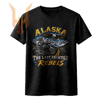 Alternative view of Ultimate Alaska Biker Skull Png – Epic Vintage Graphic