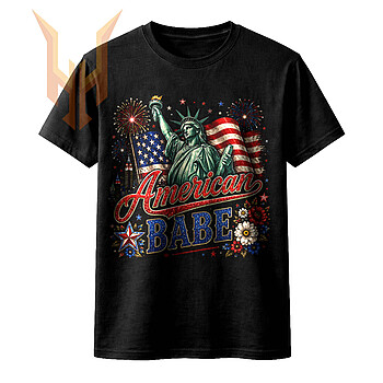 A vintage retro design featuring fireworks and the Statue of Liberty, perfect for your american babe statue of liberty png sublimation projects.