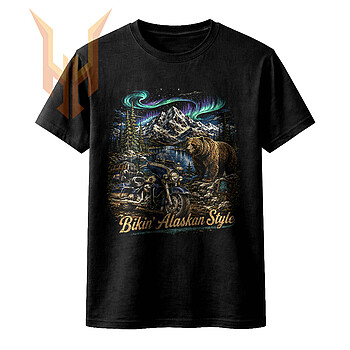 Bikin Alaskan Style PNG: Epic Wilderness Sublimation