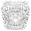 A fierce, dark smoky skull with piercing red eyes celebrating the 86th anniversary, perfectly captured in this high-resolution sturgis 2026 png design