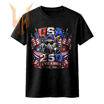 A vibrant, patriotic baseball mascot wearing sunglasses and a backward cap, surrounded by fireworks and flags, perfect for the usa 250 years baseball png collection.